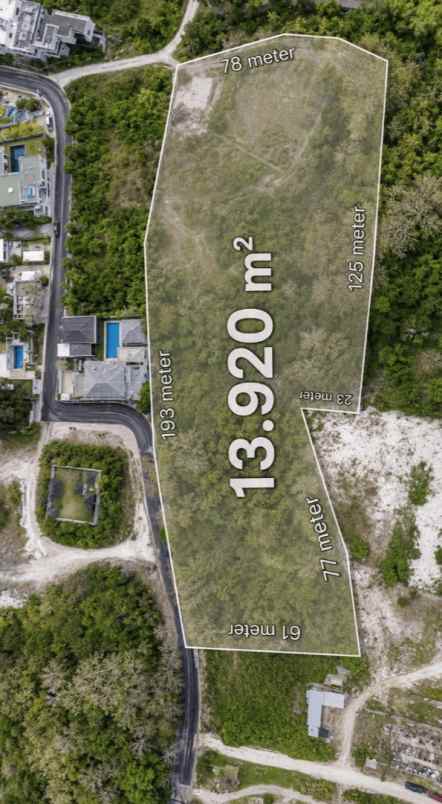 dijual tanah utara patung gwk