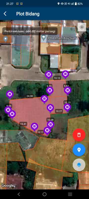 dijual tanah villa sawangan asri