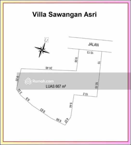 dijual tanah villa sawangan asri