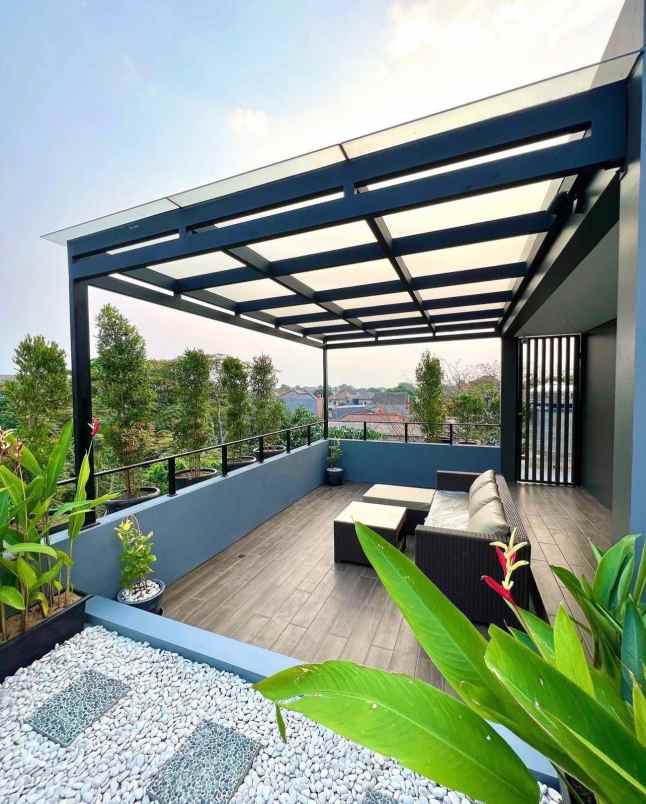 dinual rumah baru design modern langka jaksel