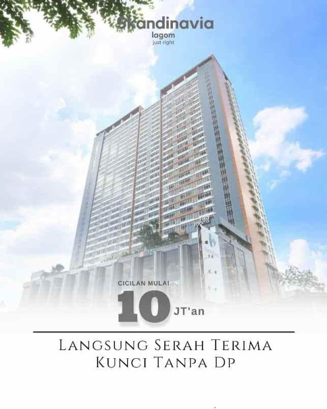 disewakan apartemen jl raya jendral sudirman