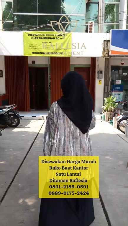 disewakan ruko gudang kantor ruko taman raflesia jl