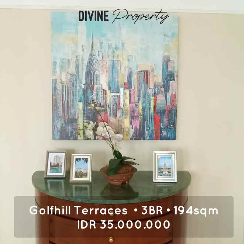 for rent golfhills terrace apartment pondok indah