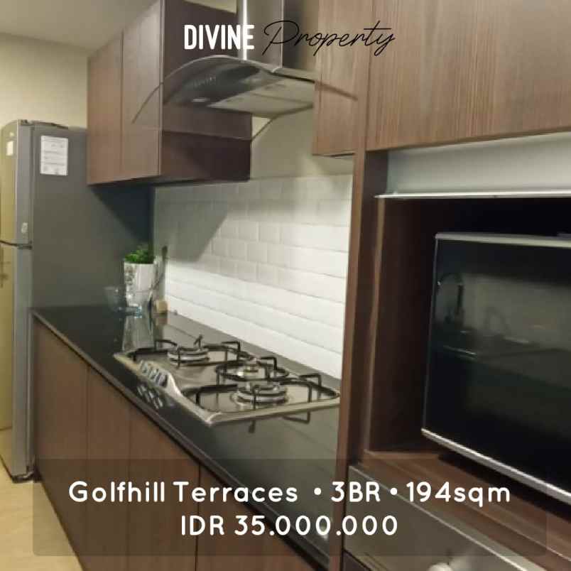 for rent golfhills terrace apartment pondok indah