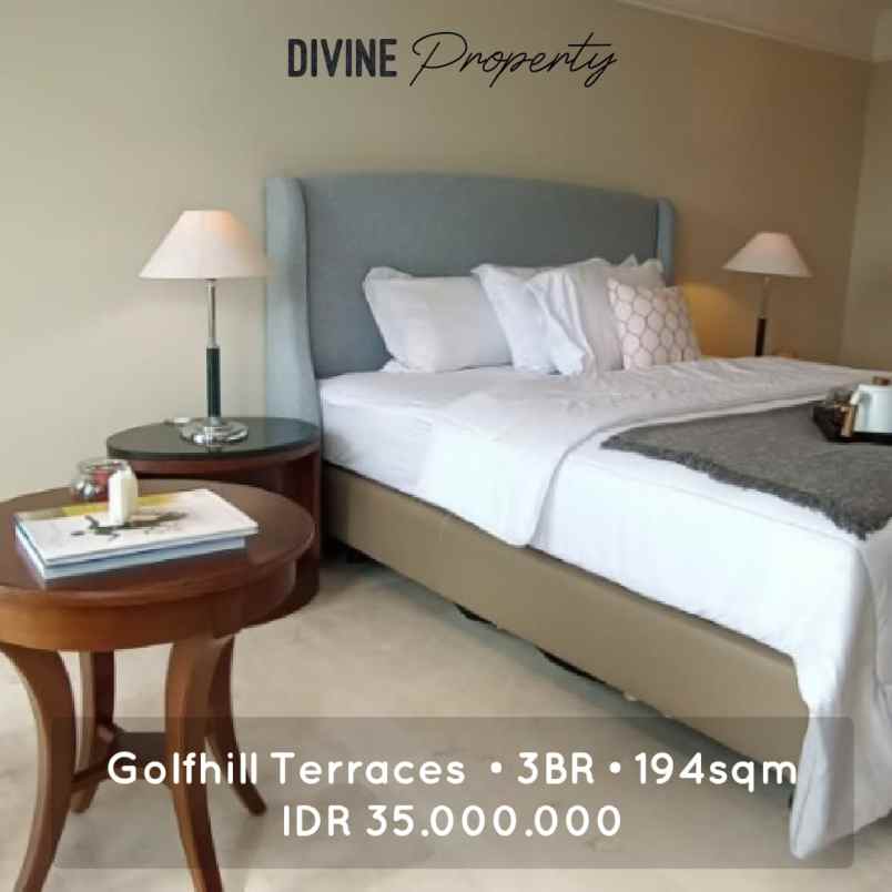 for rent golfhills terrace apartment pondok indah