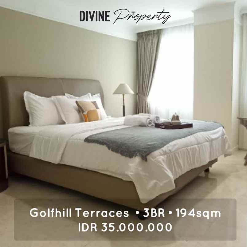 for rent golfhills terrace apartment pondok indah