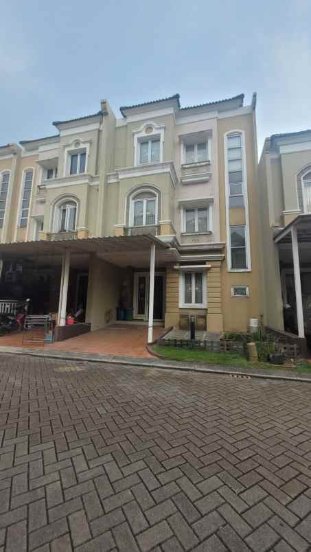 for sale rumah cluster samara gading serpong