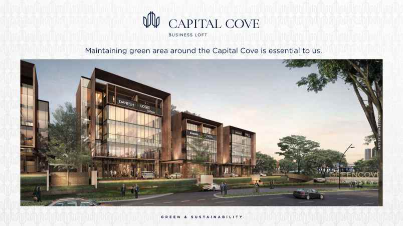 gedung 4 lantai capital cove bsd city