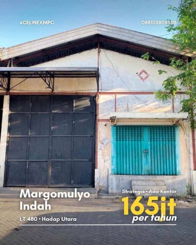 gudang mutiara margomulyo indah strategis ada kantor