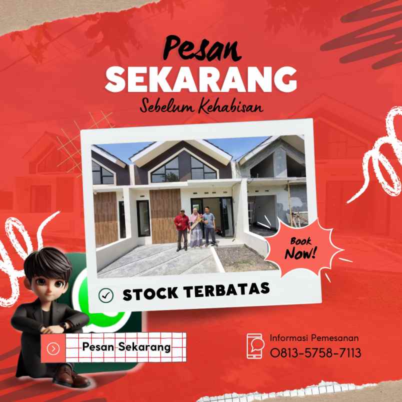 hunian desain scandinavian dekat pusat perbelanjaan