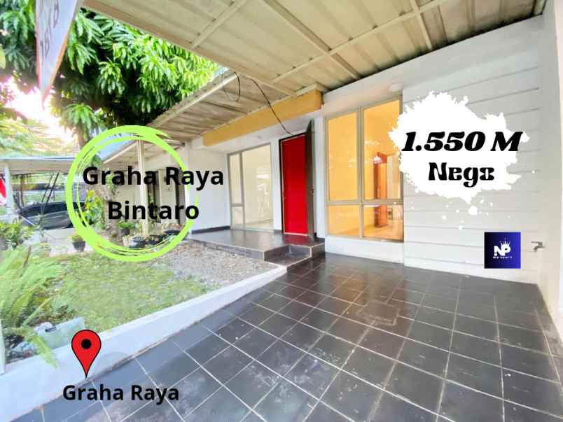 jual cepat rumah siap huni di graha raya bintaro