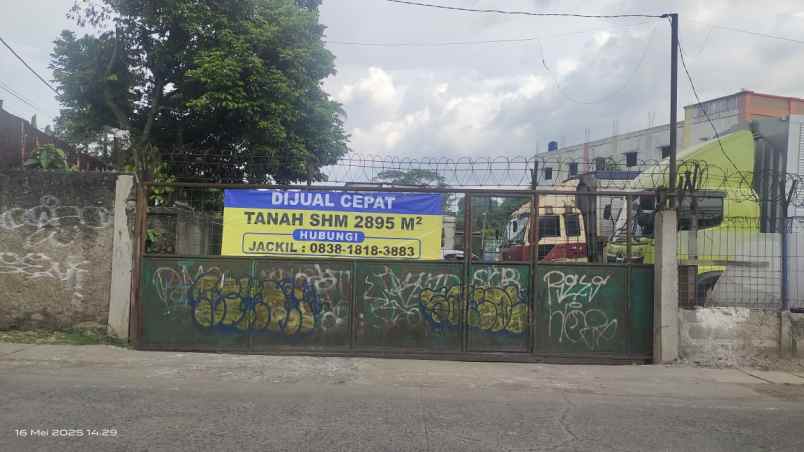 jual cepat tanah di pinggir jalan raya puspitek