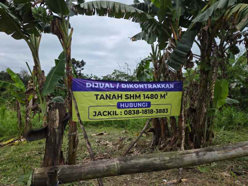 jual cepat tanah di pinggir jalan raya puspitek