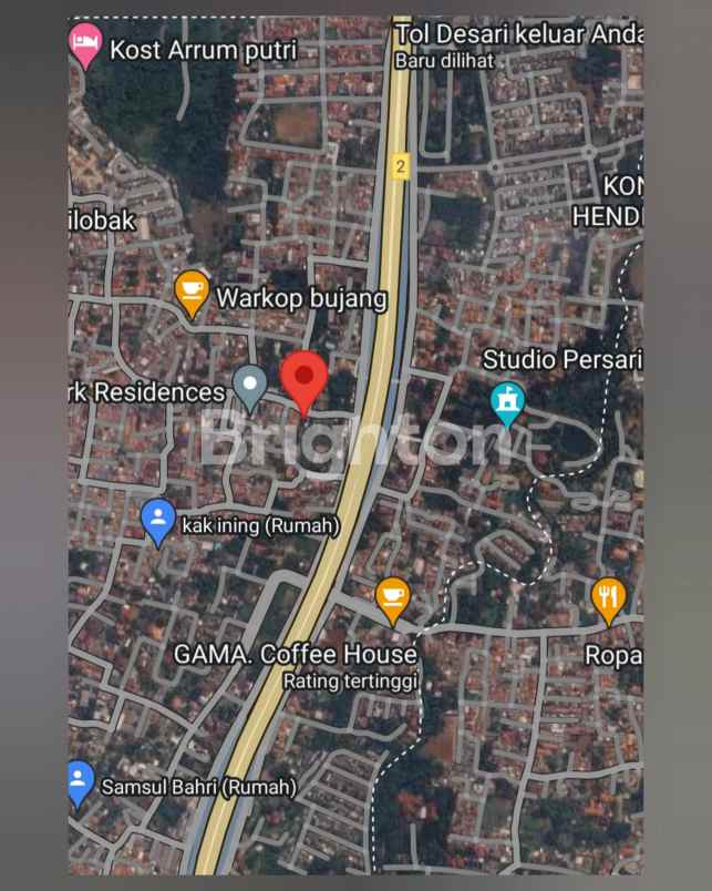 jual lahan bonus bangunan nego 50m dari jalan utama