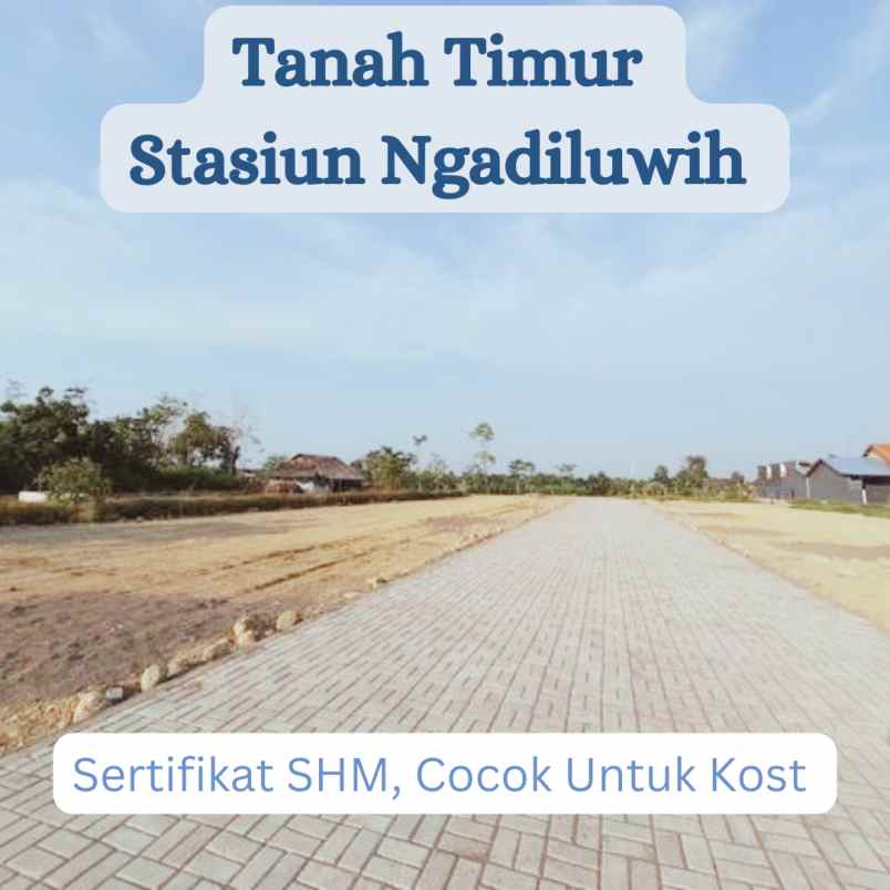 jual tanah kediri dekat jl raya ngadiluwih 800 an m2