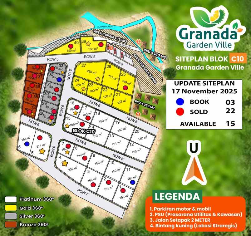 kavling granada garden ville kavling wisata pegunungan