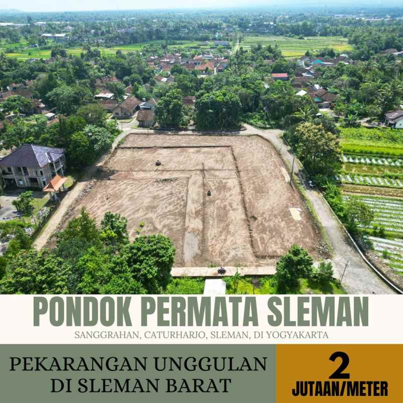 pekarangan murah 2 jutaan meter dekat jl magelang