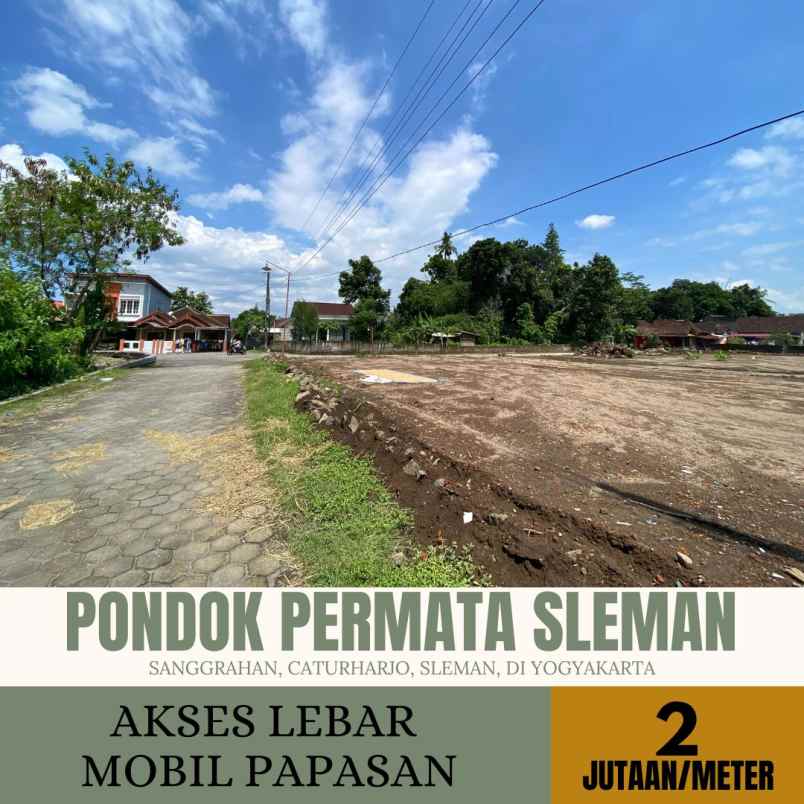 pekarangan murah 2 jutaan meter dekat jl magelang