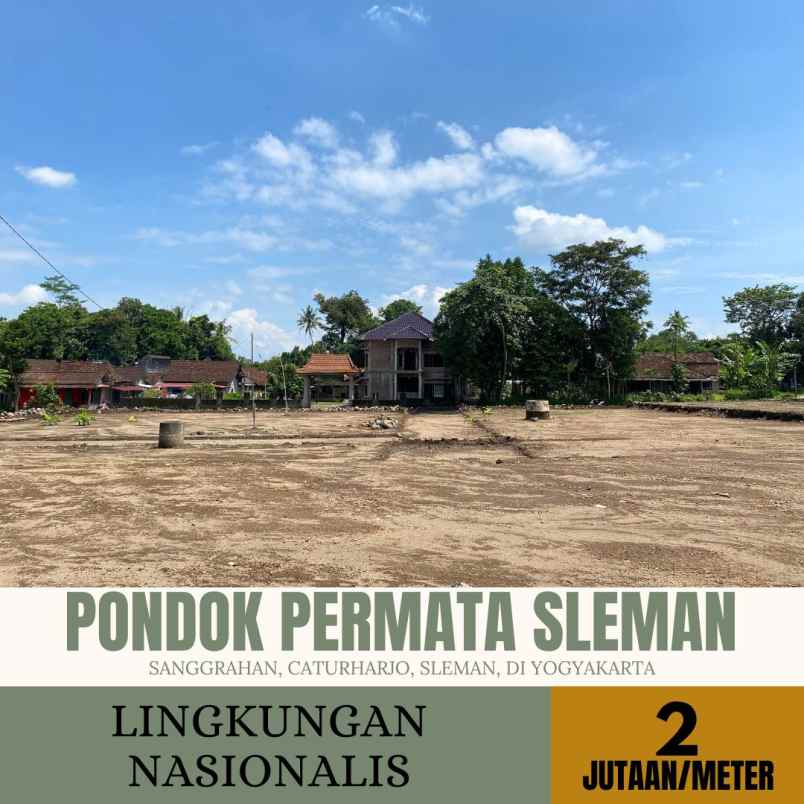 pekarangan murah 2 jutaan meter dekat jl magelang