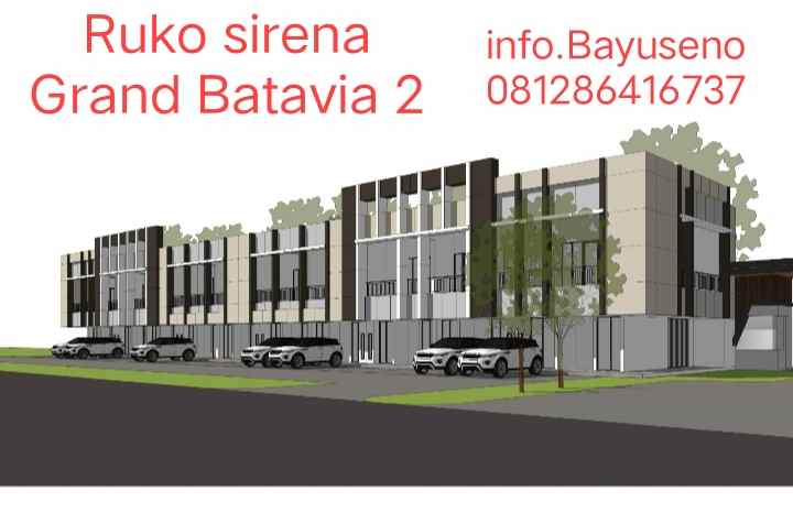 ruko sirena arcade grand batavia 2 free biaya surat