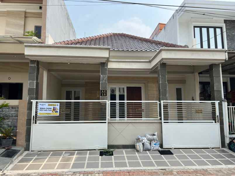 rumah 1 5 lt full renovasi dharmahusada indah mas