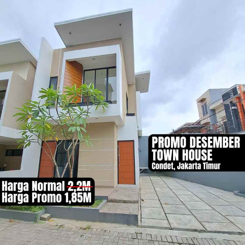 rumah 2 lantai murah di condet jakarta timur