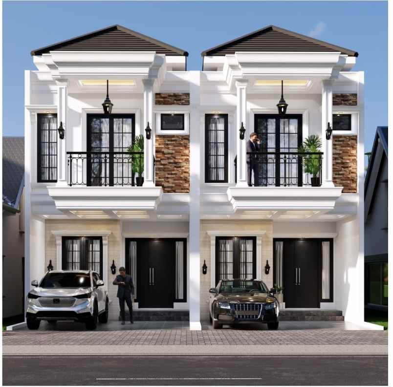 rumah 2 lantai shm di mekarsari cimanggis depok