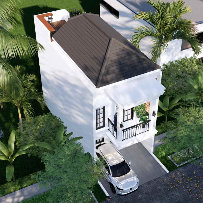 rumah 2 lantai shm di mekarsari cimanggis depok