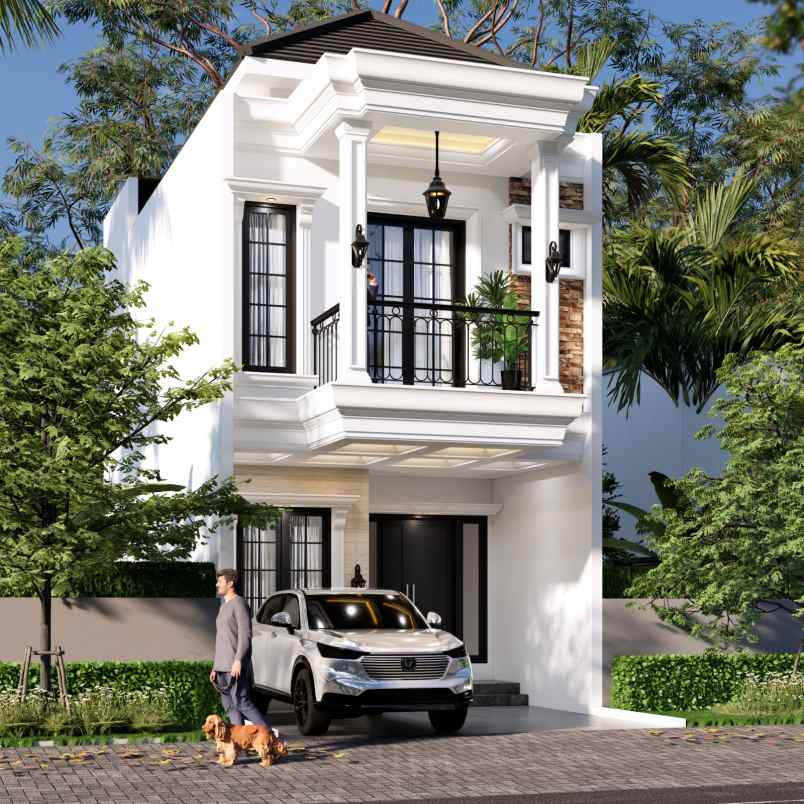 rumah 2 lantai shm di mekarsari cimanggis depok