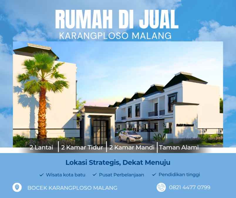 rumah 500 juta an di malang dekat wisata batu