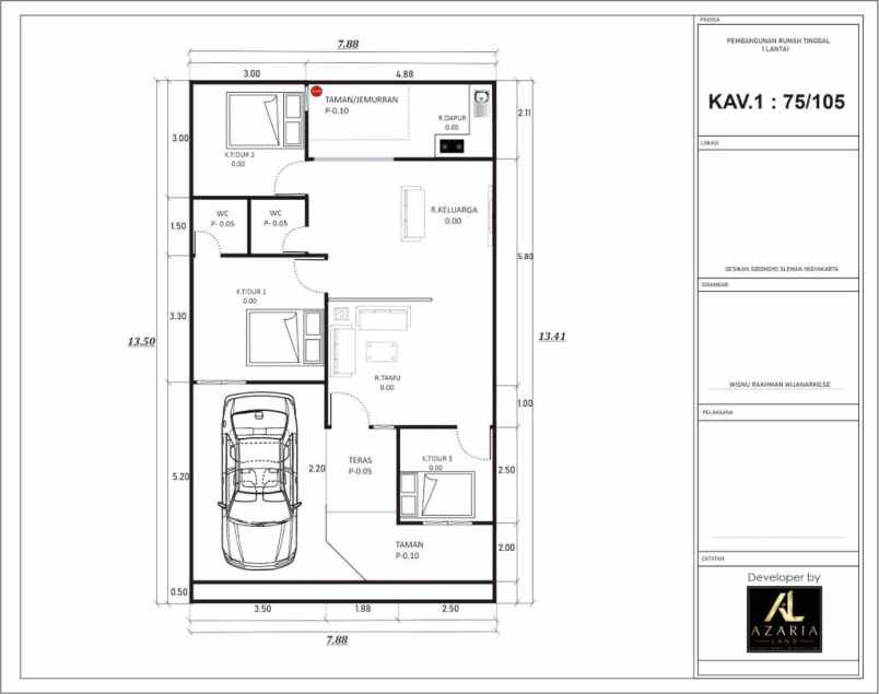 rumah barat kampus unisa jogja kawasan premium