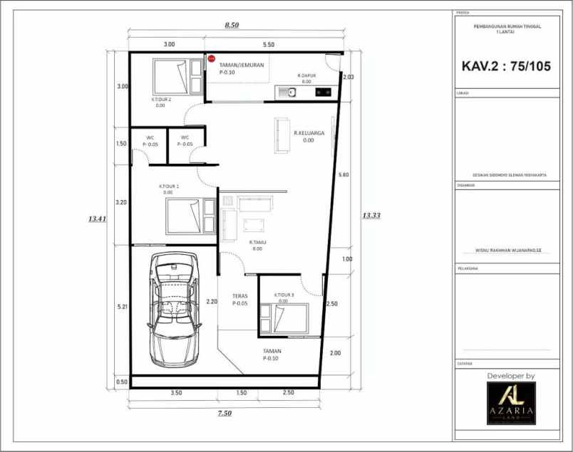 rumah barat kampus unisa jogja kawasan premium