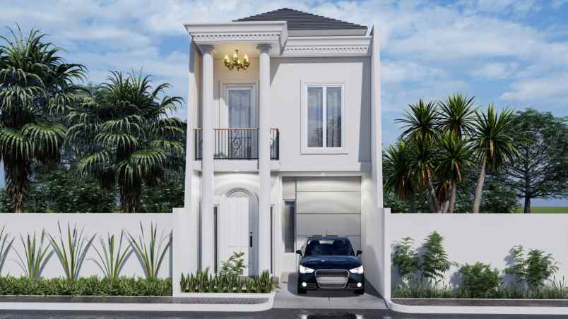 rumah baru dalam cluster 66 unit di pondok bambu