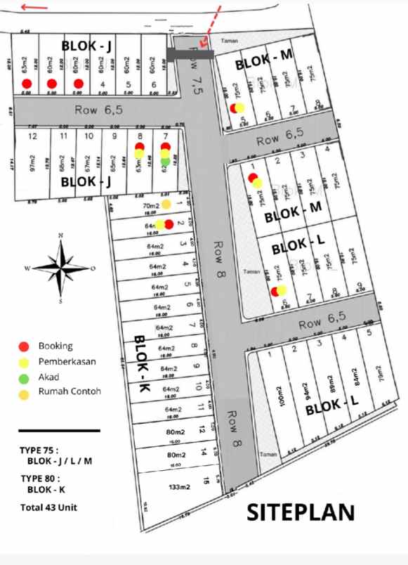 rumah baru mewah dalam town house di jatiwaringin