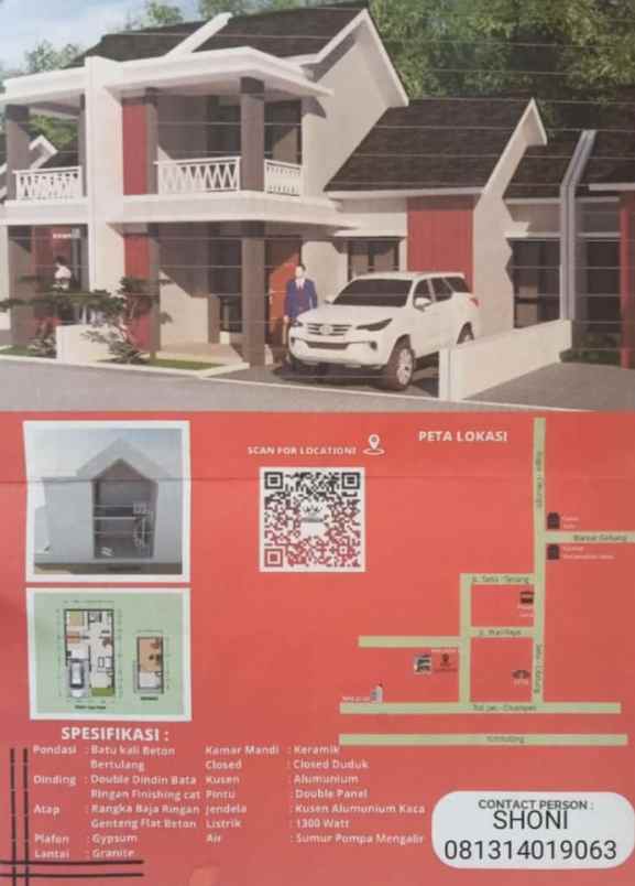 rumah belakang kawasan mm2100