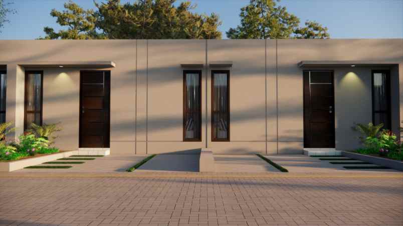 rumah berdesain modern 1 lantai