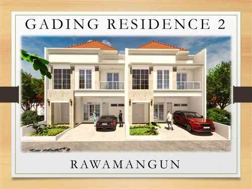 rumah cluster bisa kpr area rawamangun