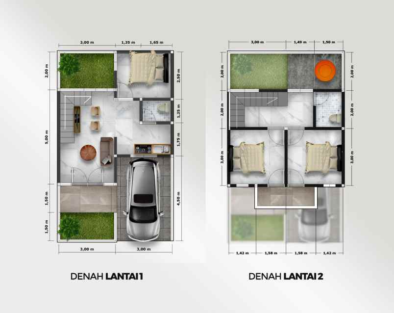 rumah cluster desain eropa asri sejuk vieu kota cimahi