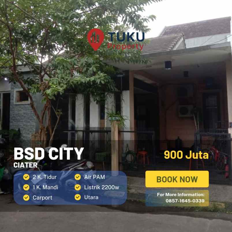 rumah dalam cluster ciater bsd pamulang