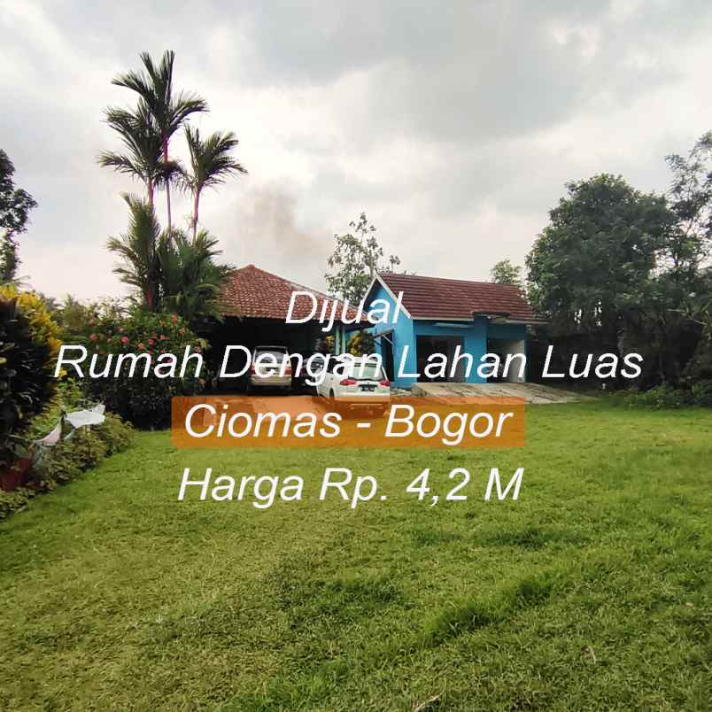 rumah desa ciomas kec ciomas kab