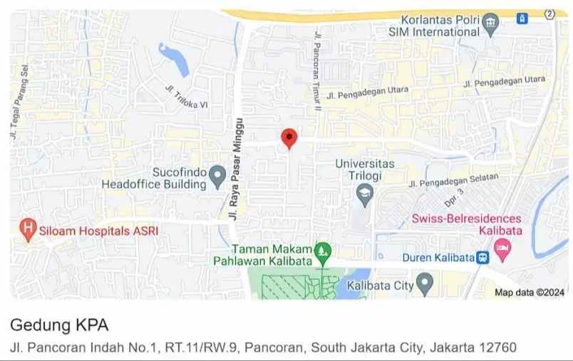 rumah disewakan di duren tiga jakarta selatan