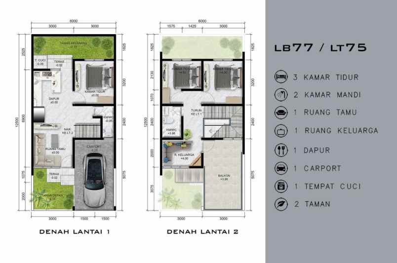 rumah jl wijaya ujung pondok