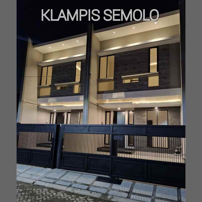 rumah klampis semolo new gress minimalis