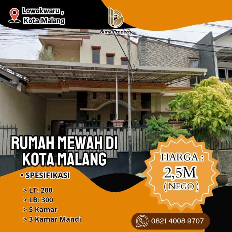 rumah mewah di kota malang