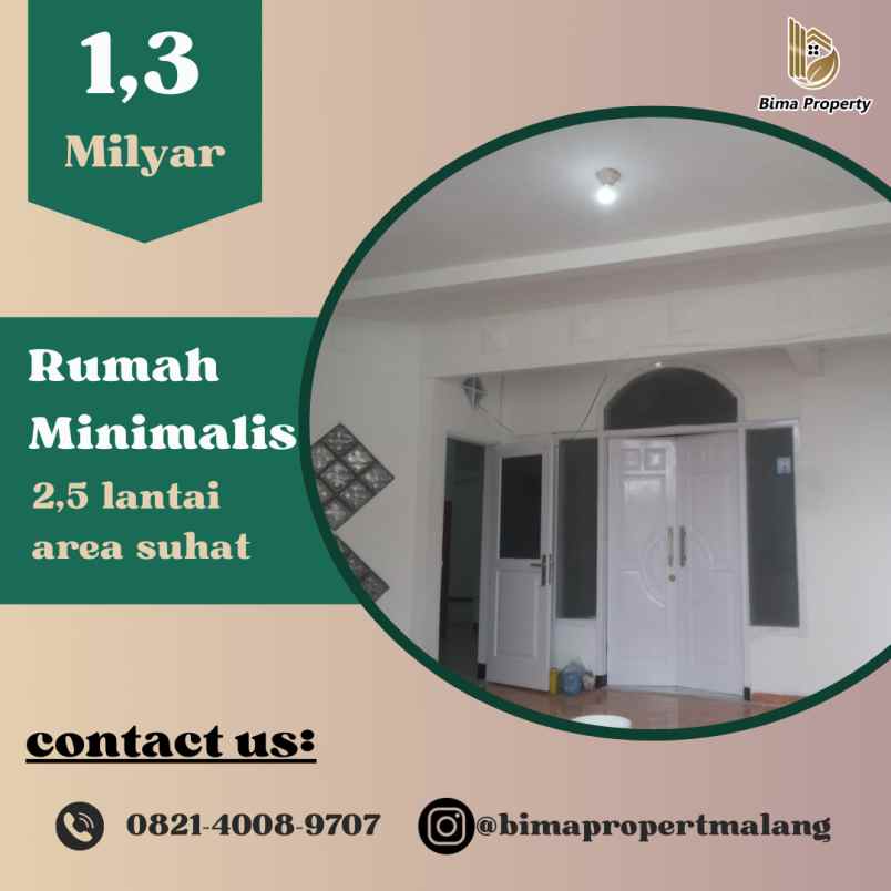 rumah minimalis 2 5 lantai area suhat