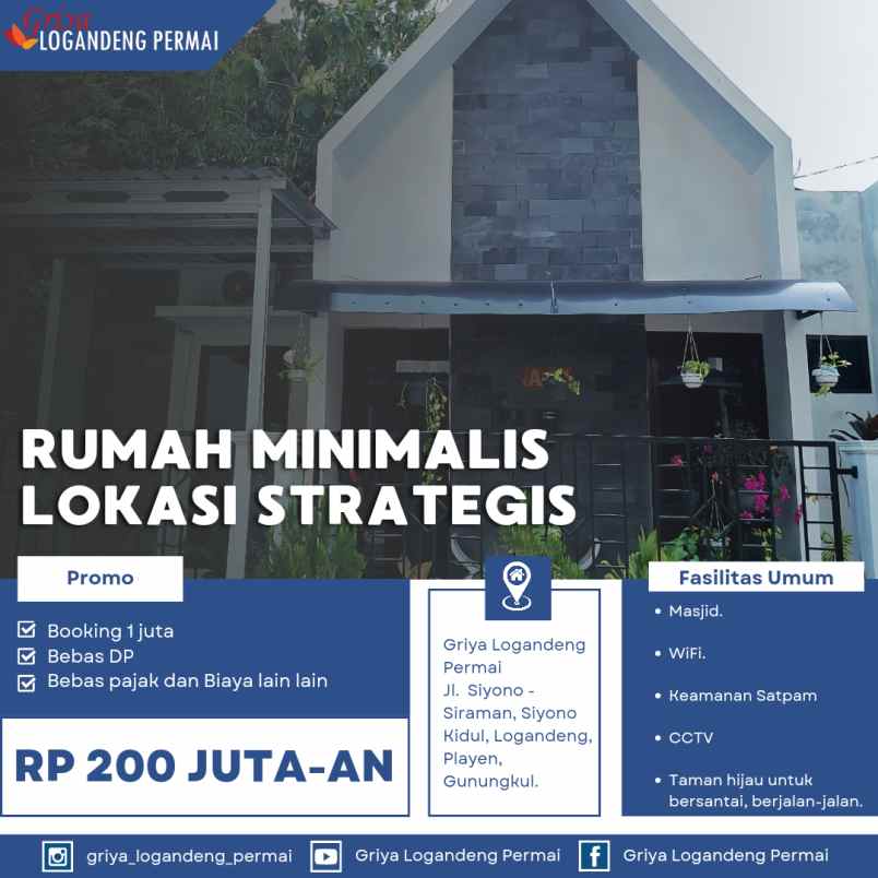 rumah minimalis lokasi strategis