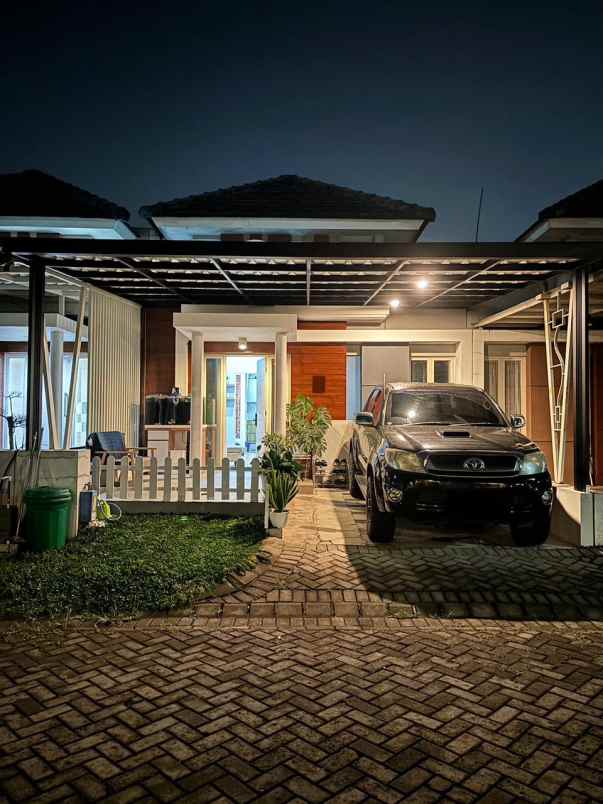 rumah modern siap huni di green orchid