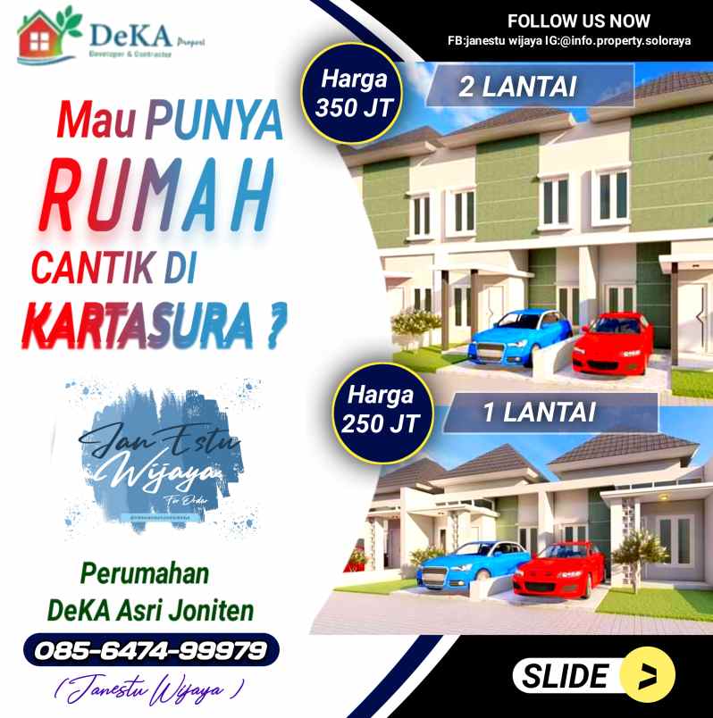 rumah murah bisa kpr di kartasura