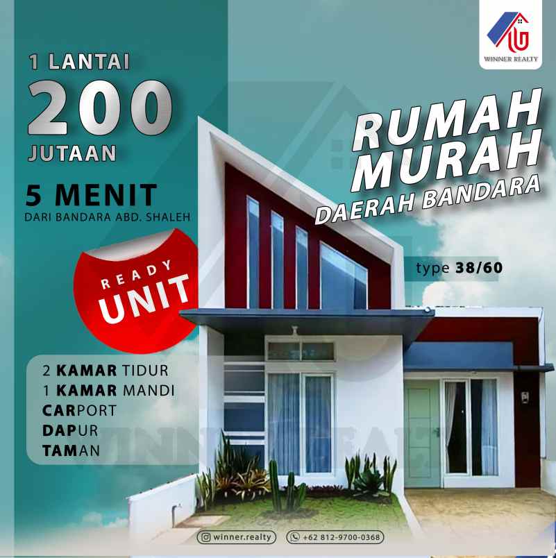 rumah murah dekat bandara malang