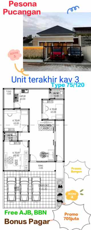 rumah murah dp ringan di sleman utara maguwoharjo